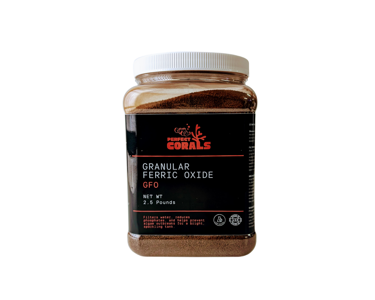 Granular Ferric Oxide (GFO), Bayoxide E33, Saltwater & Freshwater Aquarium Filtration Media for Phosphate Removal