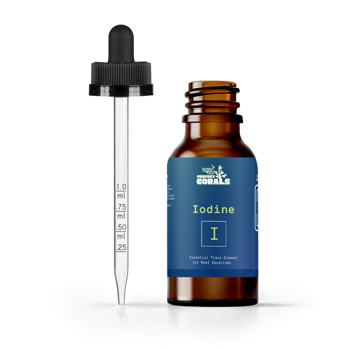 Iodine, 120 mL, Highly Concentrated Trace Element Supplement for Reef Aquarium