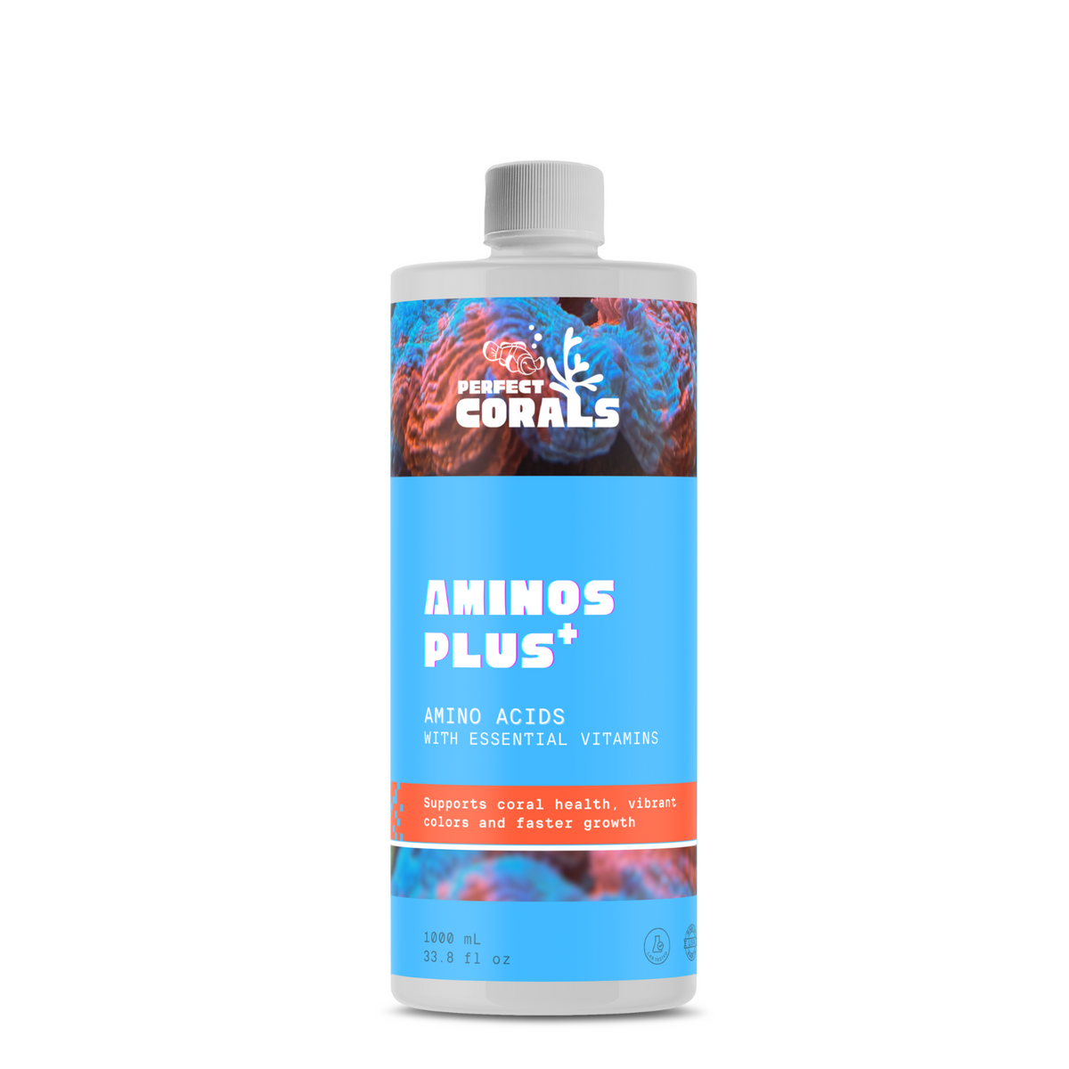 Aminos Plus, Essential Amino Acids and Vitamins for Coral Growth Aminos Plus, Essential Amino Acids and Vitamins for Coral Growth