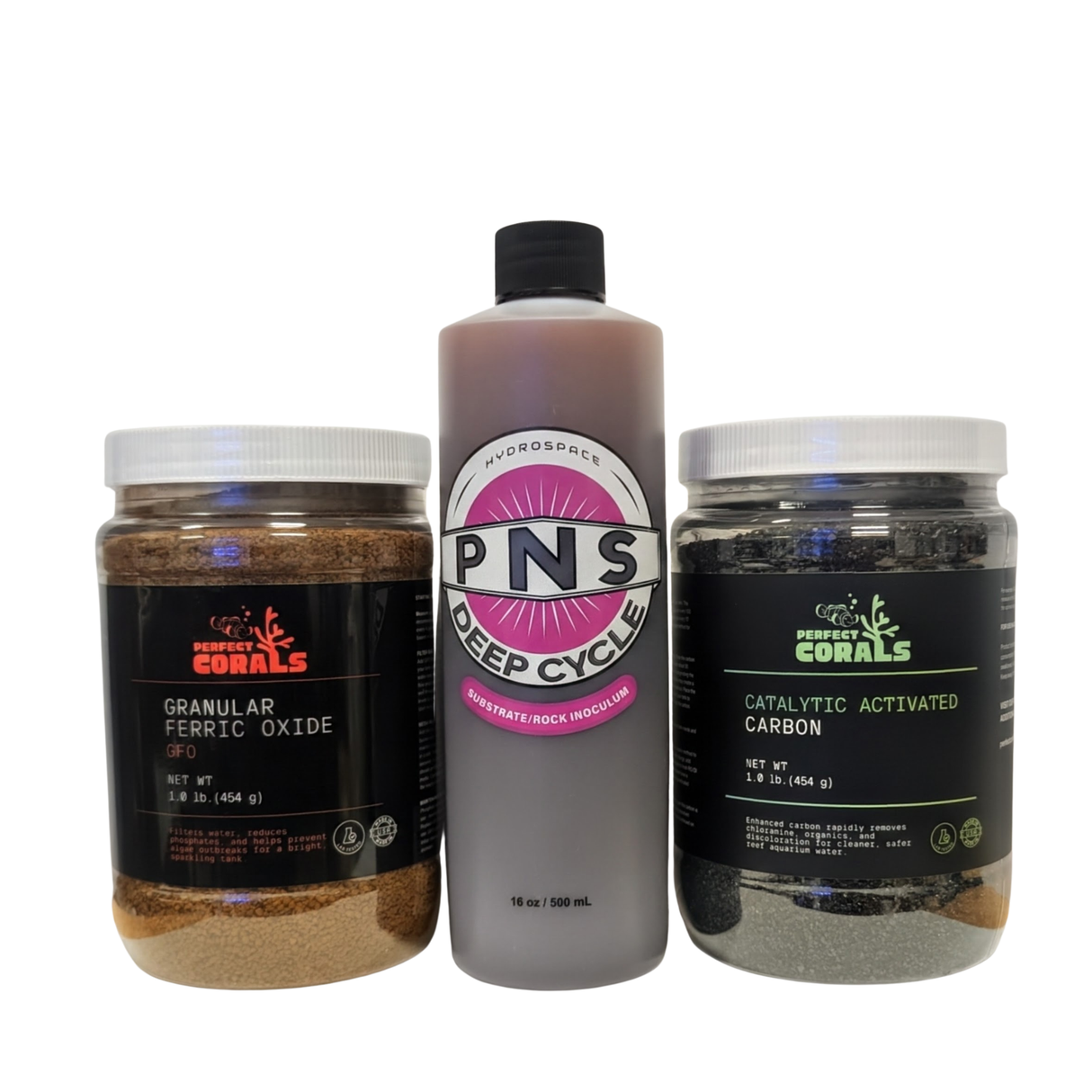 Nutrient Control Bundle (1.0 lb) - Complete Water Quality System includes Carbon, GFO & Beneficial Bacteria