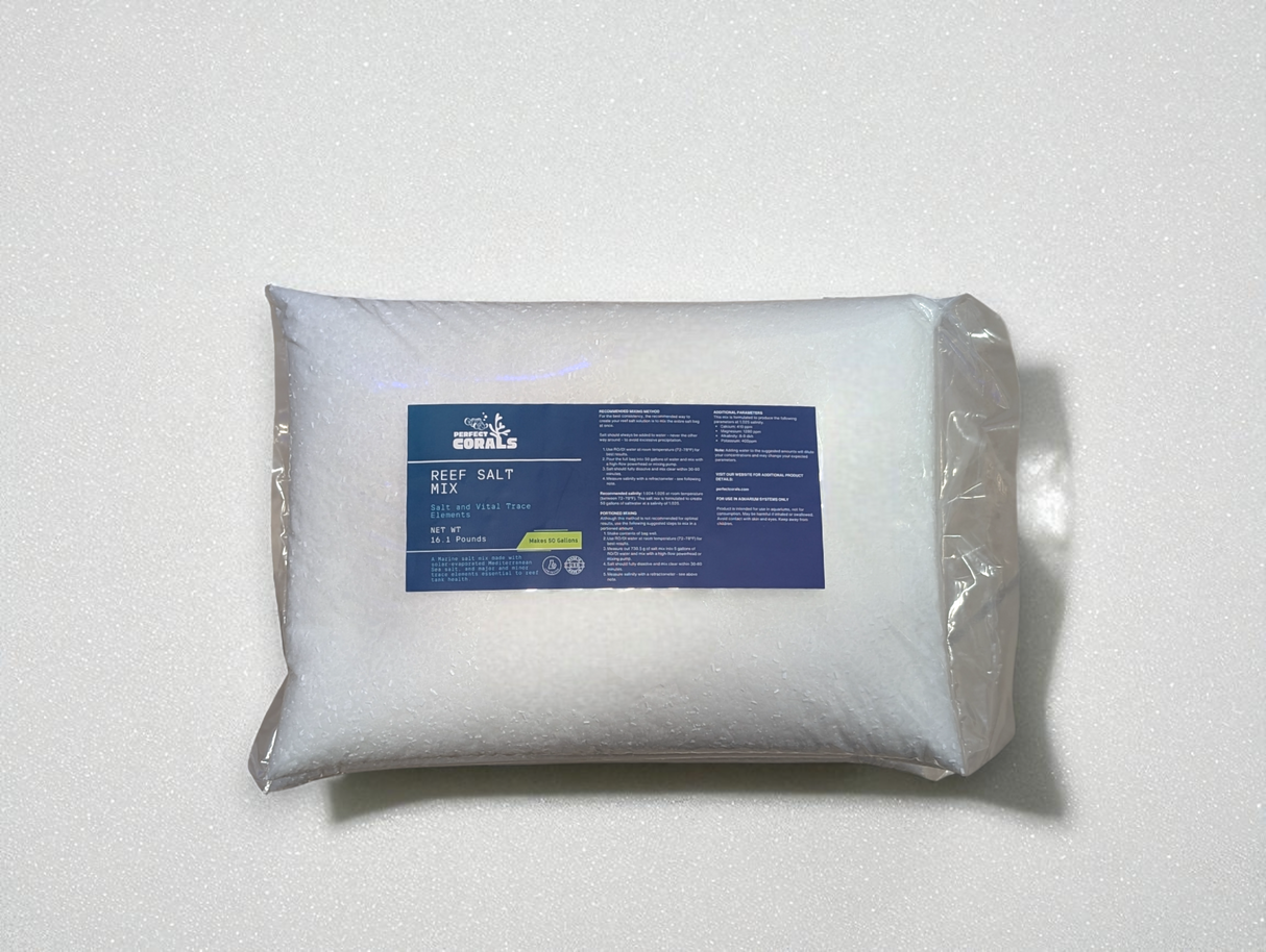 Reef Salt Mix, Contains All Major and Minor Trace Elements for Coral Growth
